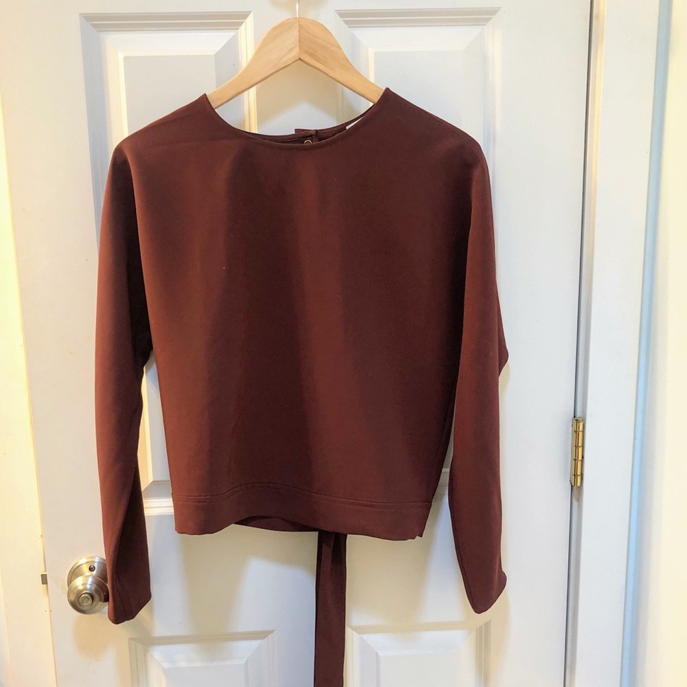 Wilfred Open Back Blouse - NWT!